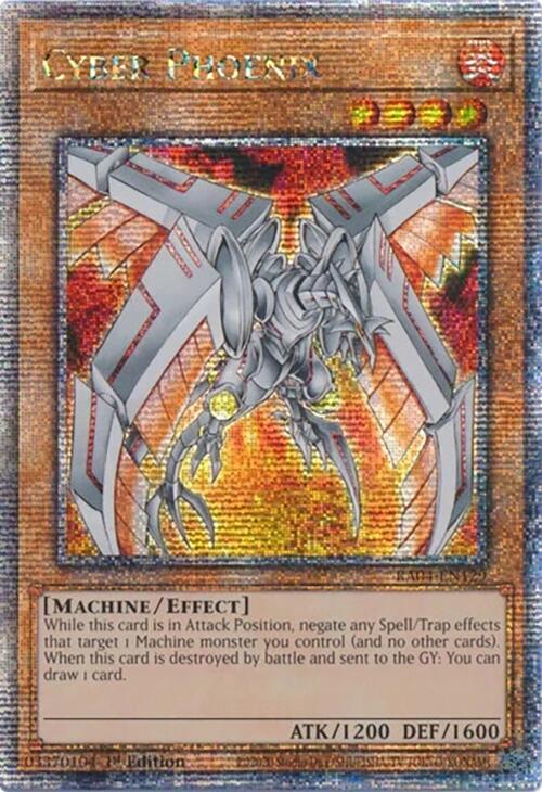 Cyber Phoenix [RA04-EN129] Quarter Century Secret Rare | Mega City Incorporated