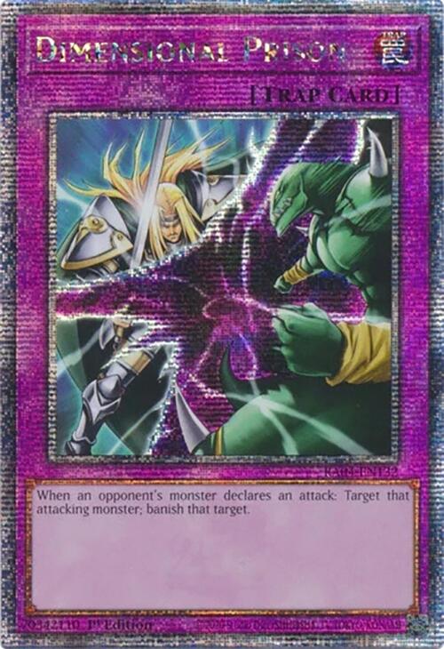Dimensional Prison [RA04-EN132] Quarter Century Secret Rare | Mega City Incorporated