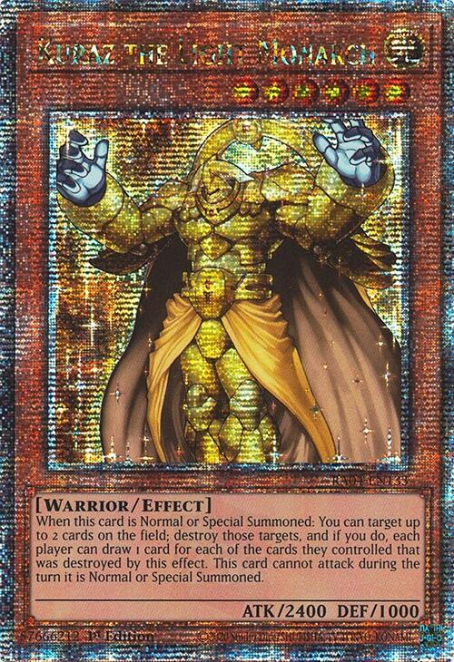 Kuraz the Light Monarch [RA04-EN133] Quarter Century Secret Rare | Mega City Incorporated