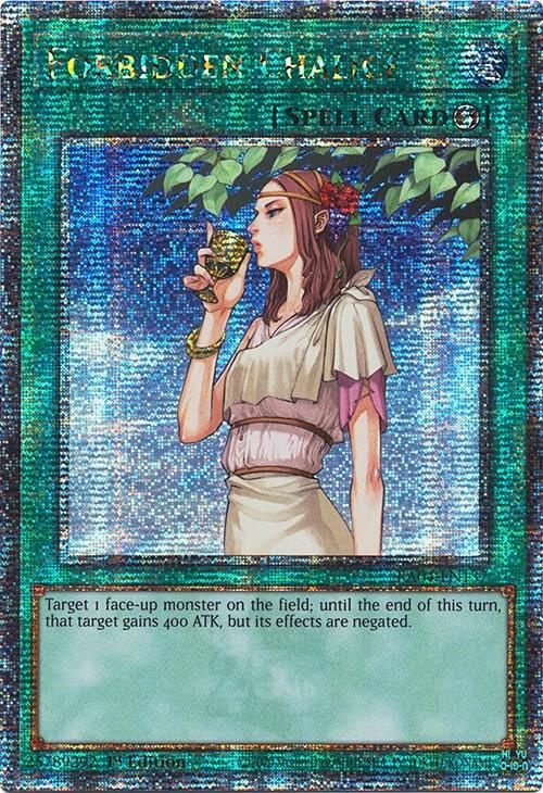 Forbidden Chalice [RA04-EN137] Quarter Century Secret Rare | Mega City Incorporated