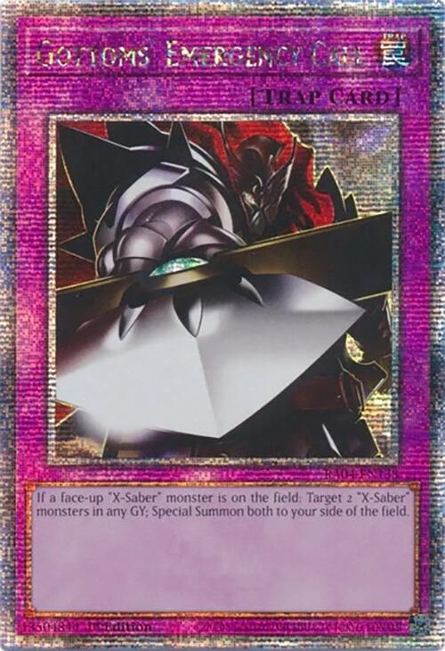 Gottoms' Emergency Call [RA04-EN138] Quarter Century Secret Rare | Mega City Incorporated
