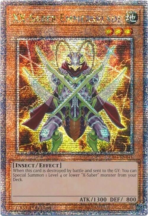 XX-Saber Emmersblade [RA04-EN141] Quarter Century Secret Rare | Mega City Incorporated