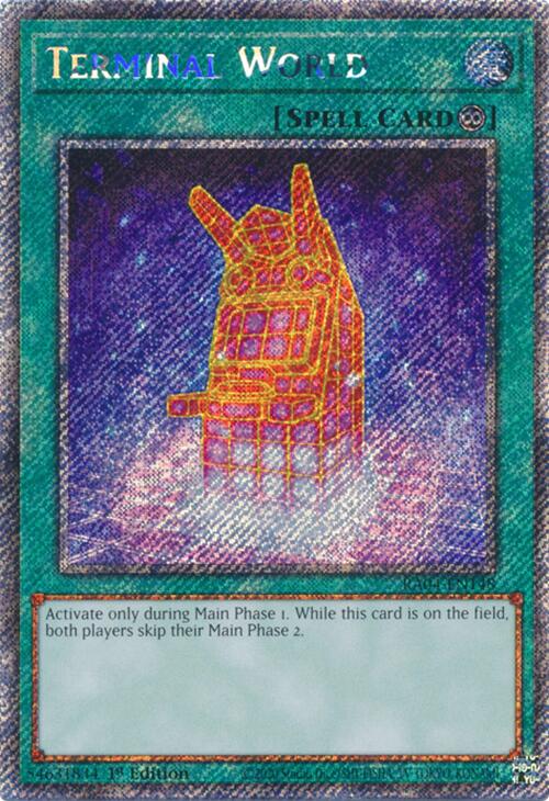 Terminal World [RA04-EN148] Platinum Secret Rare | Mega City Incorporated