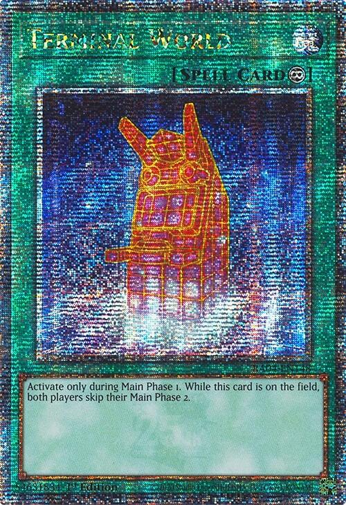 Terminal World [RA04-EN148] Quarter Century Secret Rare | Mega City Incorporated