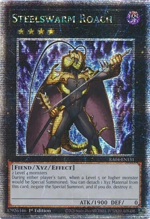 Steelswarm Roach [RA04-EN151] Quarter Century Secret Rare | Mega City Incorporated