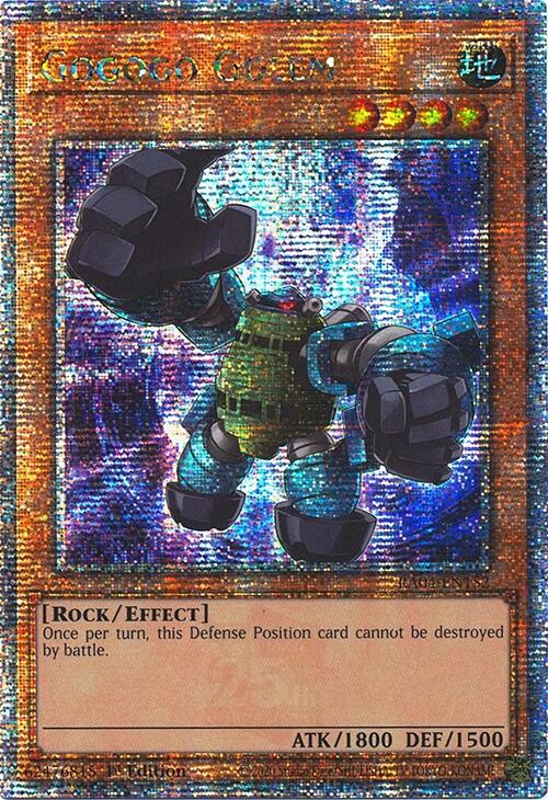 Gogogo Golem [RA04-EN152] Quarter Century Secret Rare | Mega City Incorporated