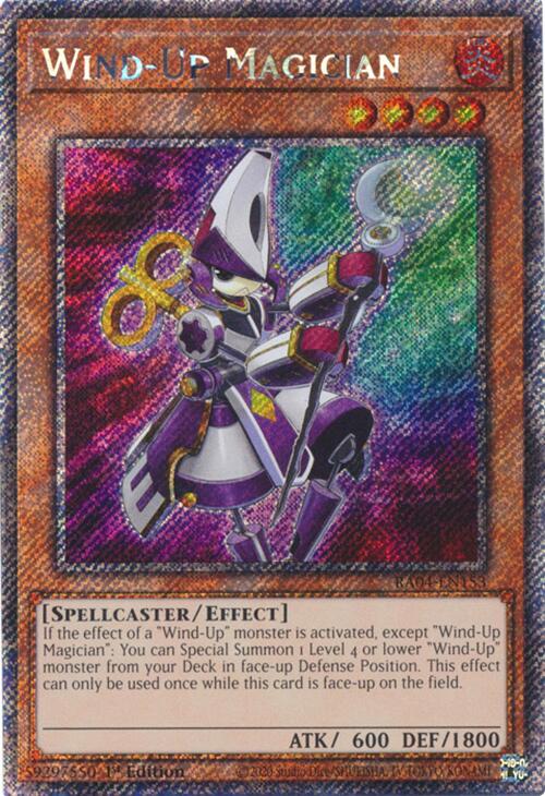 Wind-Up Magician [RA04-EN153] Platinum Secret Rare | Mega City Incorporated