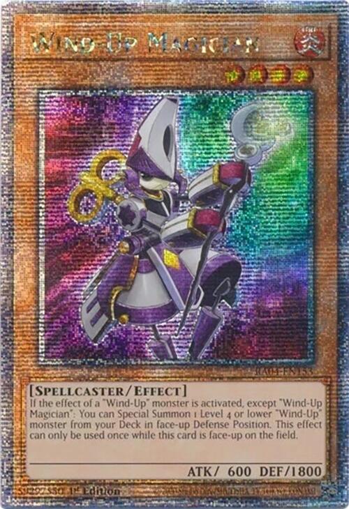 Wind-Up Magician [RA04-EN153] Quarter Century Secret Rare | Mega City Incorporated