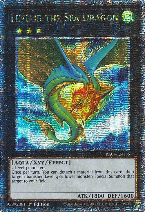 Leviair the Sea Dragon [RA04-EN155] Quarter Century Secret Rare | Mega City Incorporated