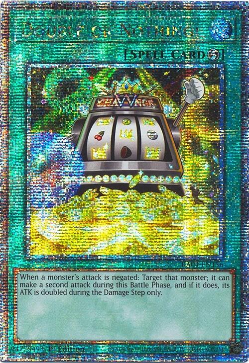 Double or Nothing! [RA04-EN156] Quarter Century Secret Rare | Mega City Incorporated