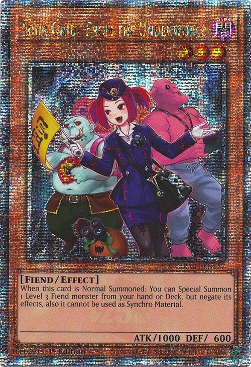 Tour Guide from the Underworld (Alternate Art) [RA04-EN157] Quarter Century Secret Rare | Mega City Incorporated