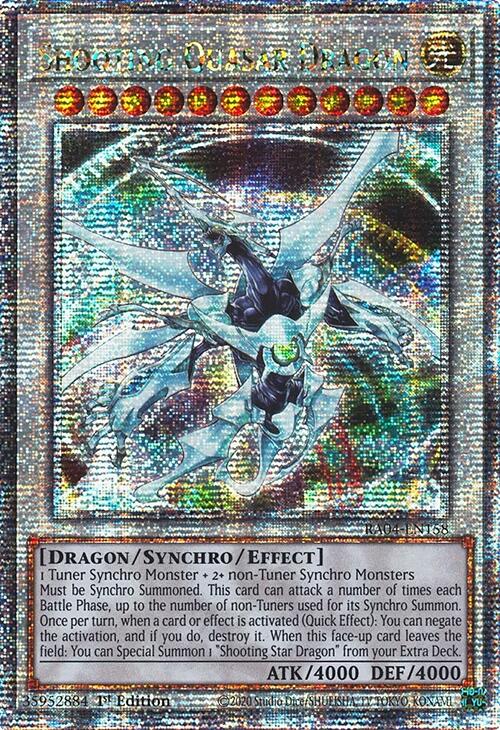 Shooting Quasar Dragon [RA04-EN158] Quarter Century Secret Rare | Mega City Incorporated