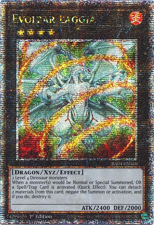 Evolzar Laggia [RA04-EN160] Quarter Century Secret Rare | Mega City Incorporated