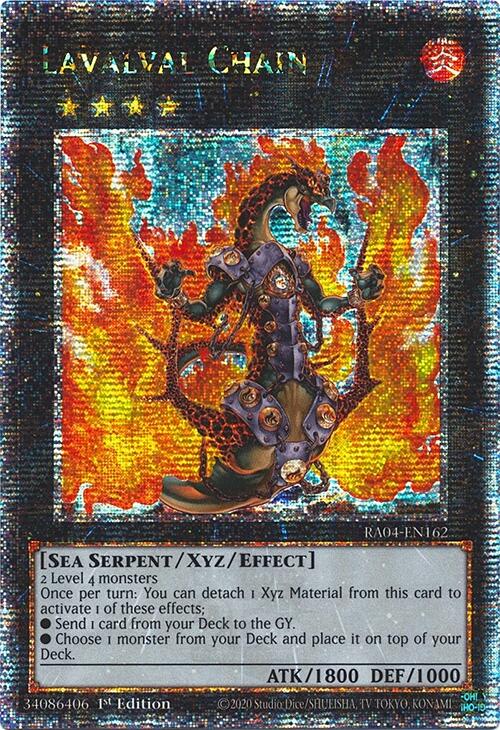 Lavalval Chain [RA04-EN162] Quarter Century Secret Rare | Mega City Incorporated