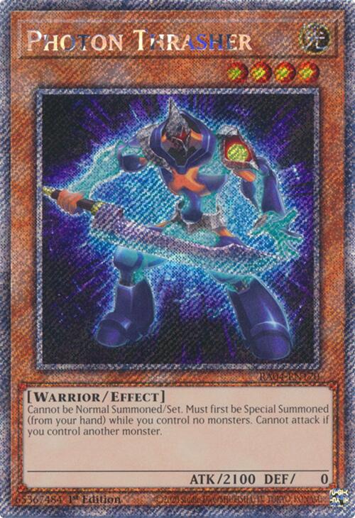 Photon Thrasher [RA04-EN170] Platinum Secret Rare | Mega City Incorporated
