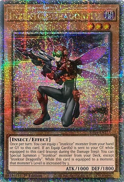 Inzektor Dragonfly [RA04-EN172] Quarter Century Secret Rare | Mega City Incorporated