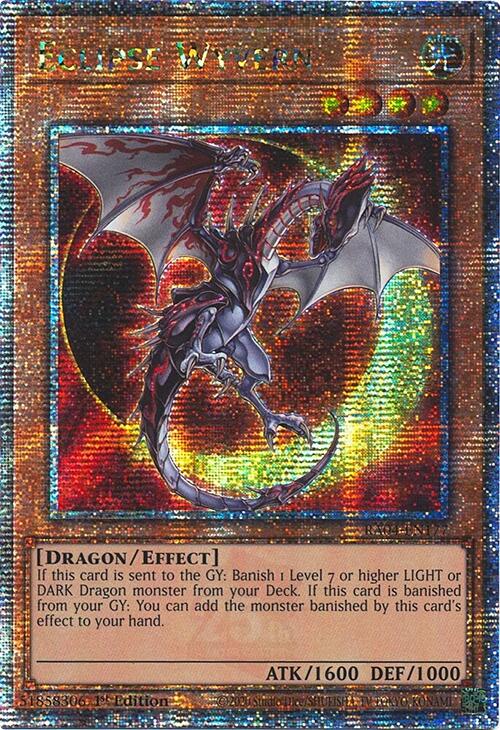 Eclipse Wyvern [RA04-EN177] Quarter Century Secret Rare | Mega City Incorporated