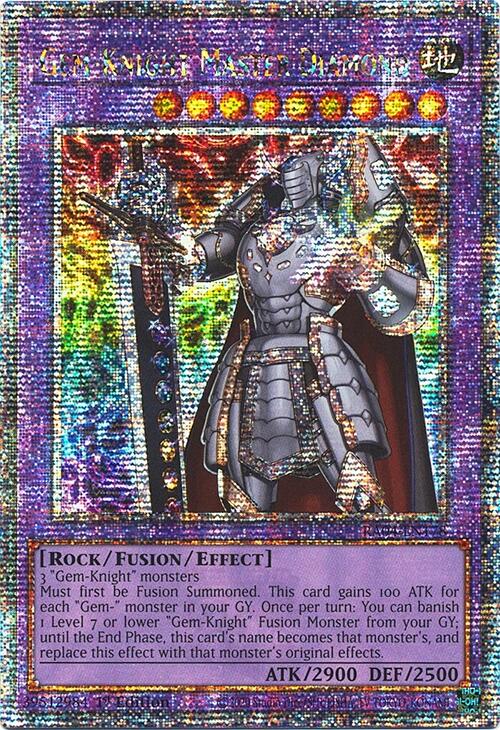 Gem-Knight Master Diamond [RA04-EN178] Quarter Century Secret Rare | Mega City Incorporated