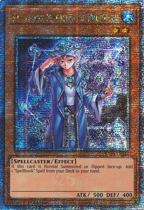 Spellbook Magician of Prophecy [RA04-EN183] Quarter Century Secret Rare | Mega City Incorporated