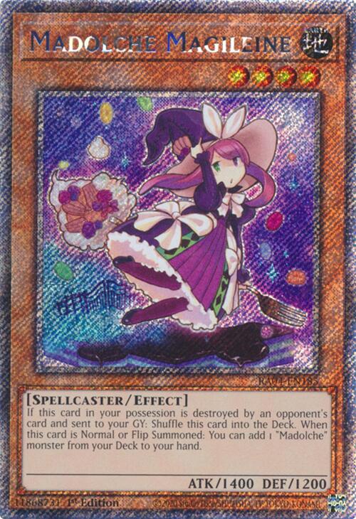 Madolche Magileine [RA04-EN185] Platinum Secret Rare | Mega City Incorporated