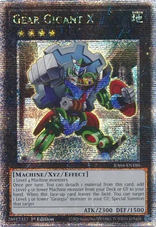 Gear Gigant X [RA04-EN188] Quarter Century Secret Rare | Mega City Incorporated