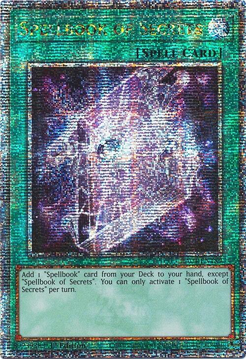 Spellbook of Secrets [RA04-EN189] Quarter Century Secret Rare | Mega City Incorporated