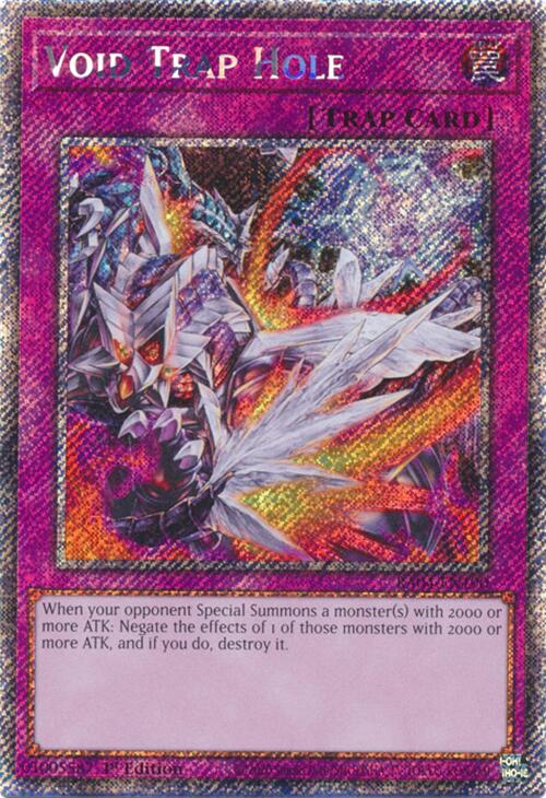 Void Trap Hole [RA04-EN190] Platinum Secret Rare | Mega City Incorporated