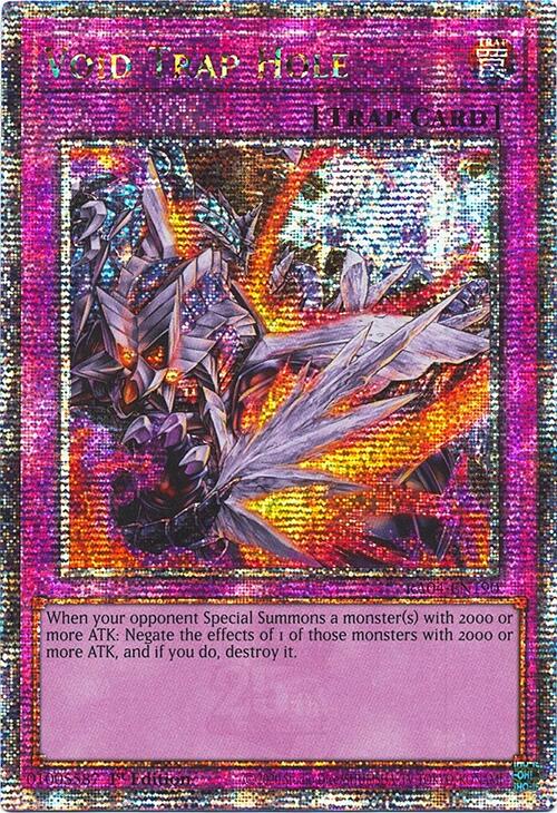 Void Trap Hole [RA04-EN190] Quarter Century Secret Rare | Mega City Incorporated