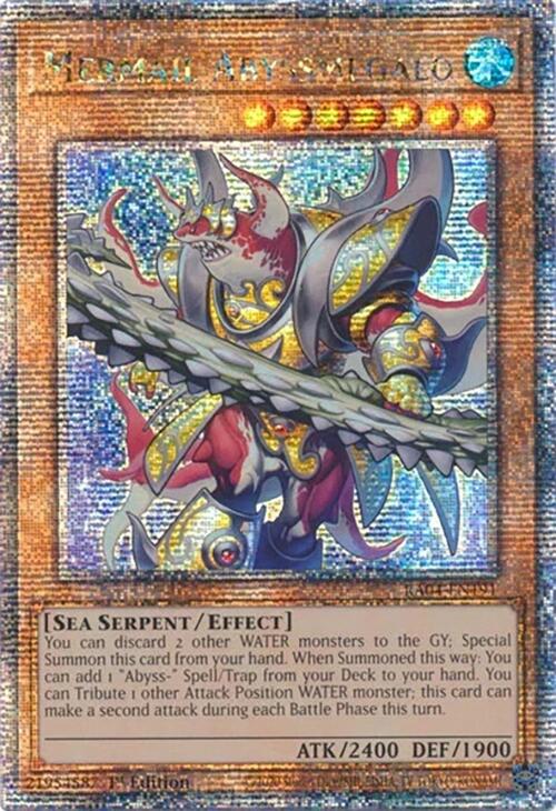 Mermail Abyssmegalo [RA04-EN191] Quarter Century Secret Rare | Mega City Incorporated
