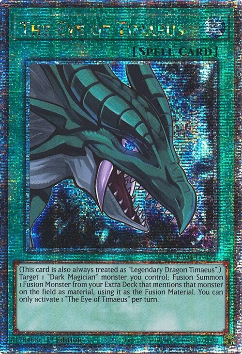 The Eye of Timaeus [RA04-EN192] Quarter Century Secret Rare | Mega City Incorporated