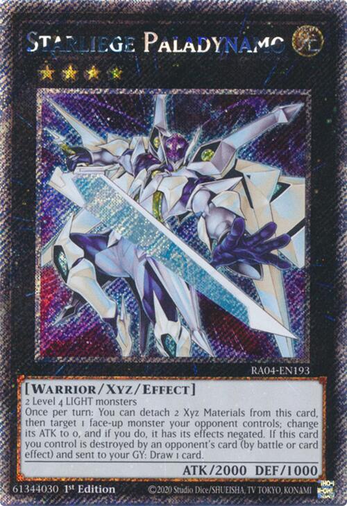 Starliege Paladynamo [RA04-EN193] Platinum Secret Rare | Mega City Incorporated