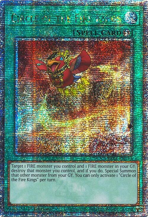 Circle of the Fire Kings [RA04-EN195] Quarter Century Secret Rare | Mega City Incorporated
