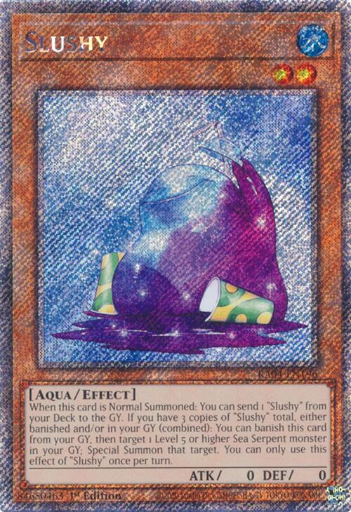 Slushy [RA04-EN196] Platinum Secret Rare | Mega City Incorporated