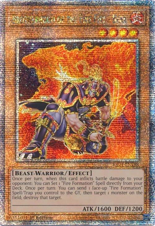 Brotherhood of the Fire Fist - Bear [RA04-EN198] Quarter Century Secret Rare | Mega City Incorporated