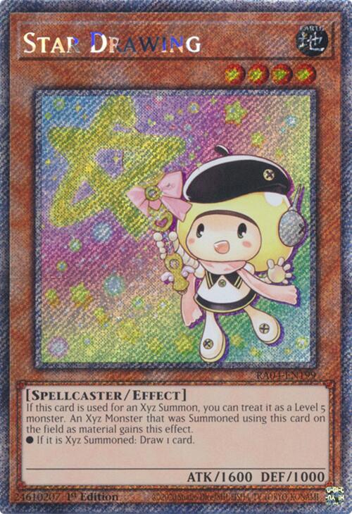 Star Drawing [RA04-EN199] Platinum Secret Rare | Mega City Incorporated