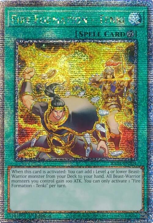 Fire Formation - Tenki [RA04-EN201] Quarter Century Secret Rare | Mega City Incorporated