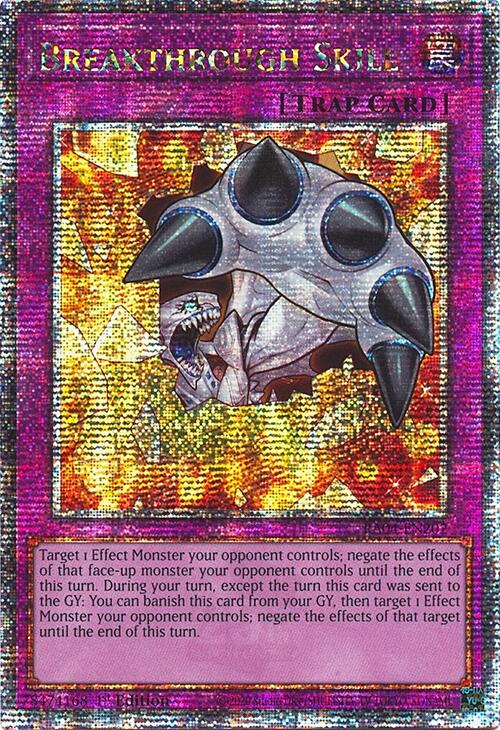 Breakthrough Skill [RA04-EN202] Quarter Century Secret Rare | Mega City Incorporated