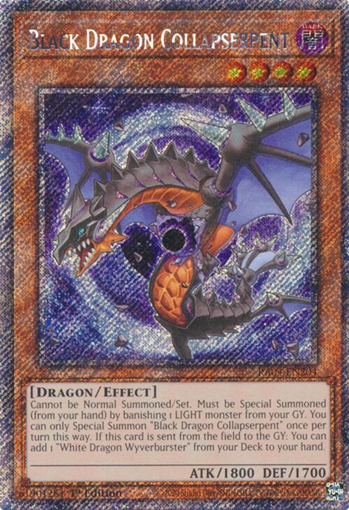 Black Dragon Collapserpent [RA04-EN204] Platinum Secret Rare | Mega City Incorporated