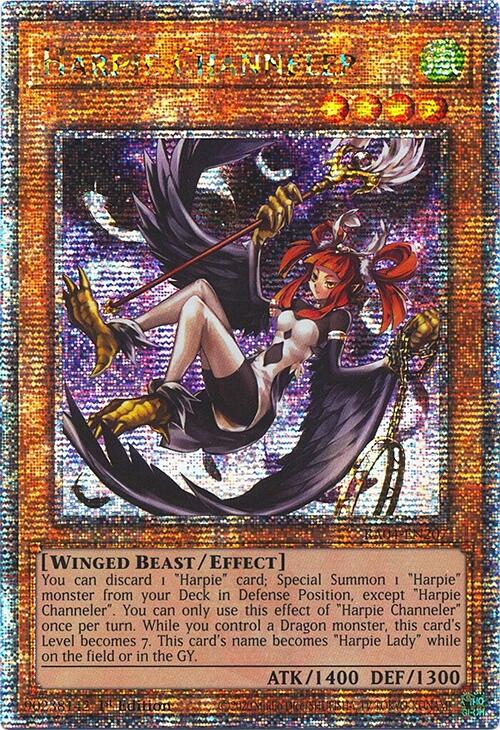 Harpie Channeler [RA04-EN207] Quarter Century Secret Rare | Mega City Incorporated
