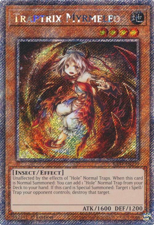 Traptrix Myrmeleo [RA04-EN210] Platinum Secret Rare | Mega City Incorporated