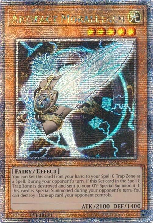 Artifact Moralltach [RA04-EN214] Quarter Century Secret Rare | Mega City Incorporated
