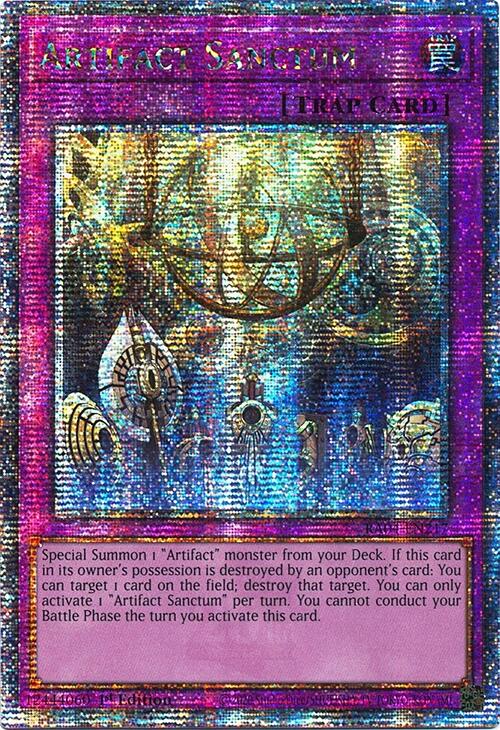 Artifact Sanctum [RA04-EN217] Quarter Century Secret Rare | Mega City Incorporated