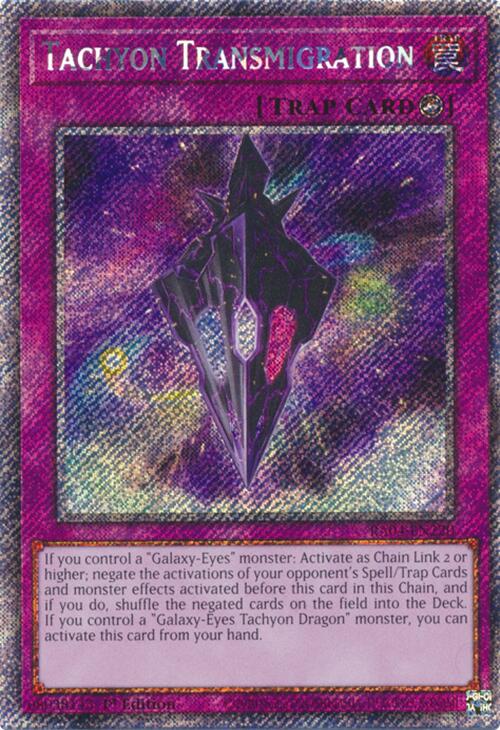 Tachyon Transmigration [RA04-EN220] Platinum Secret Rare | Mega City Incorporated