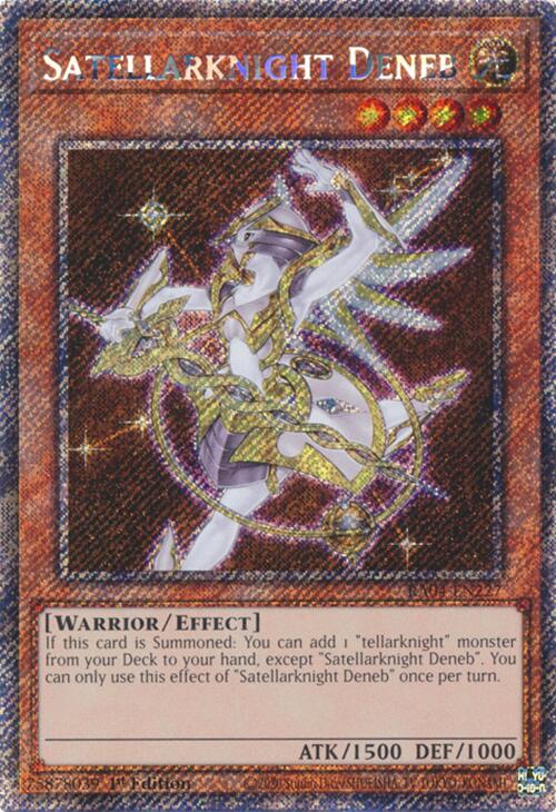 Satellarknight Deneb [RA04-EN227] Platinum Secret Rare | Mega City Incorporated
