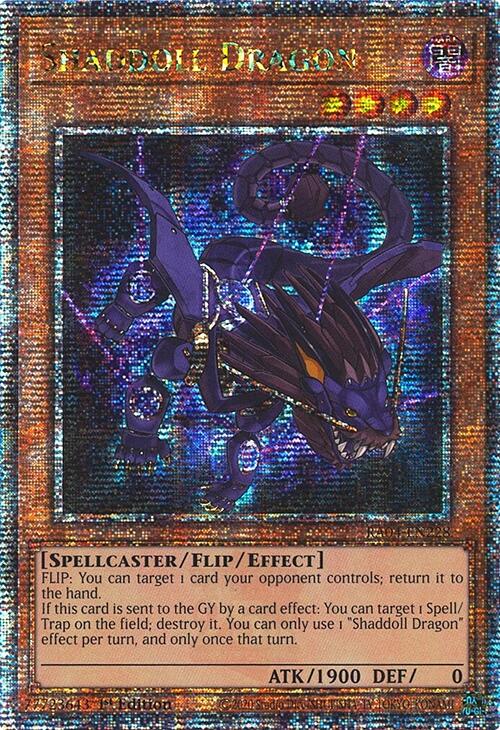Shaddoll Dragon [RA04-EN228] Quarter Century Secret Rare | Mega City Incorporated