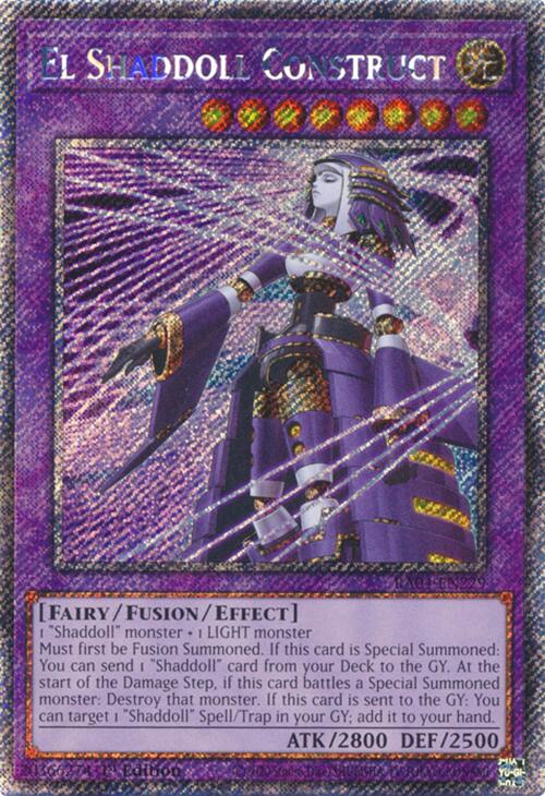 El Shaddoll Construct (Alternate Art) [RA04-EN229] Platinum Secret Rare | Mega City Incorporated