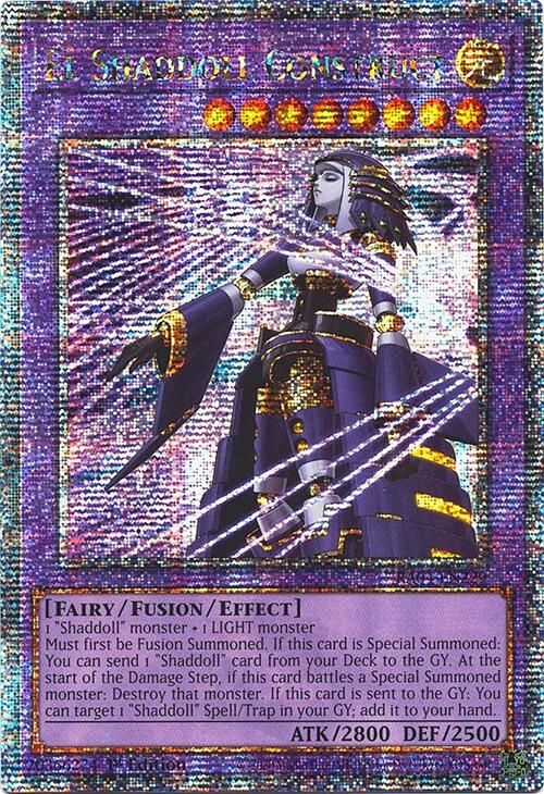 El Shaddoll Construct (Alternate Art) [RA04-EN229] Quarter Century Secret Rare | Mega City Incorporated