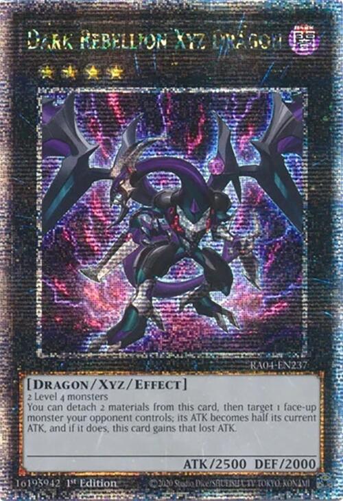 Dark Rebellion Xyz Dragon [RA04-EN237] Quarter Century Secret Rare | Mega City Incorporated