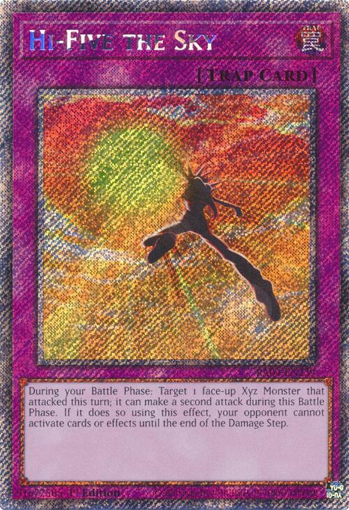 Hi-Five the Sky [RA04-EN239] Platinum Secret Rare | Mega City Incorporated
