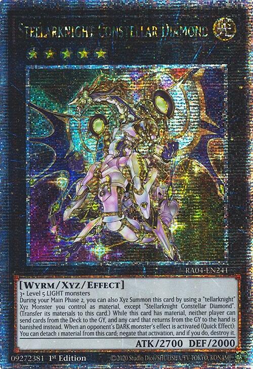 Stellarknight Constellar Diamond [RA04-EN241] Quarter Century Secret Rare | Mega City Incorporated